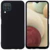 Szilikon tok SAMSUNG GALAXY A12 fekete thumbnail