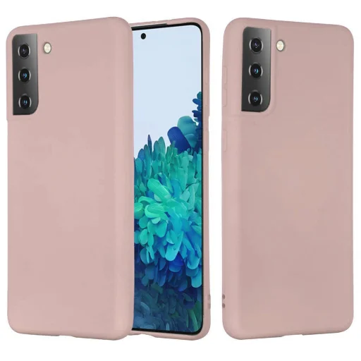 SAMSUNG GALAXY S21 Szilikon tok pink - 3