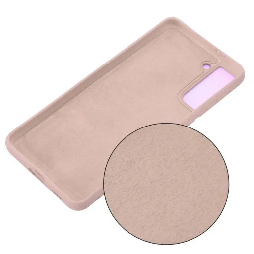 SAMSUNG GALAXY S21 Szilikon tok pink - 2