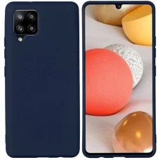 Szilikon tok SAMSUNG GALAXY A42 5G sötétkék