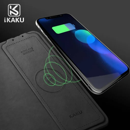 KAKU Egérpad vezeték nélküli Qi 5W töltéssel fekete - 7