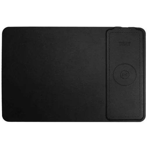 KAKU Egérpad vezeték nélküli Qi 5W töltéssel fekete - 2