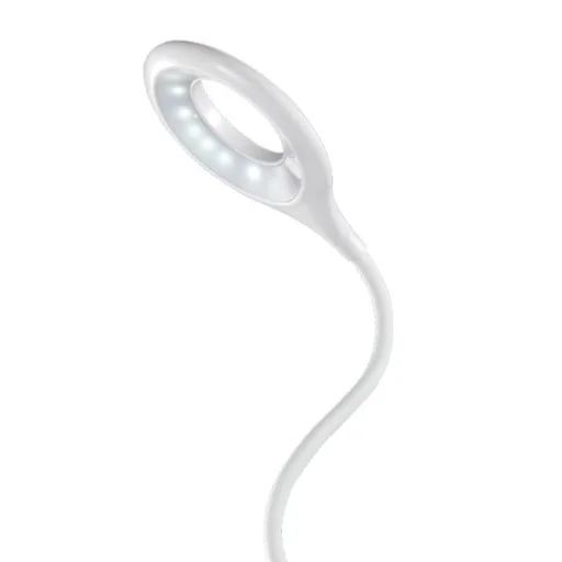 Asztali LED lámpa flexibilis karral fehér KAKU - 3