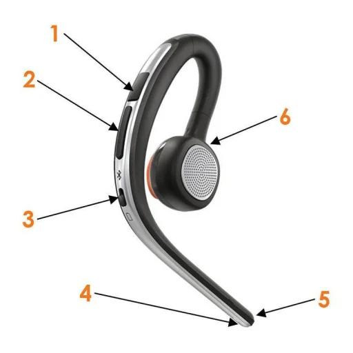 eXtreme Q10 MAX bluetooth 5.0 headset fekete - 4