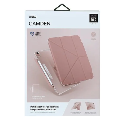 UNIQ Camden tok iPad Air 4 10.9'' 2020 / 5 2022 pink (Antimikrobiális bevonattal) - 9