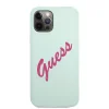 iPhone 12 Pro MAX Guess GUHCP12LLSVSBF Silicone Vintage tok kék