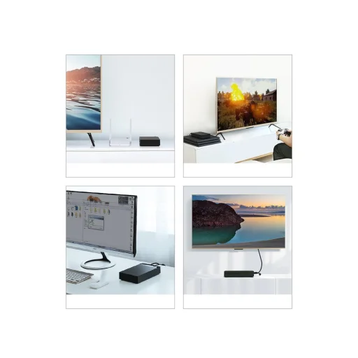 Ugreen HDD 3,5'' SATA külső ház fekete (50422) - 6