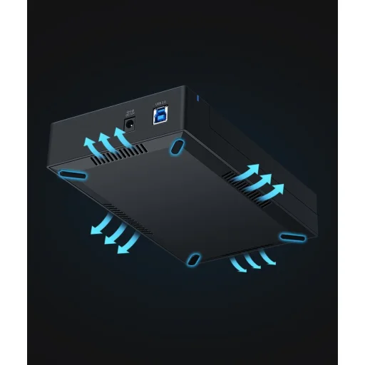 Ugreen HDD 3,5'' SATA külső ház fekete (50422) - 10