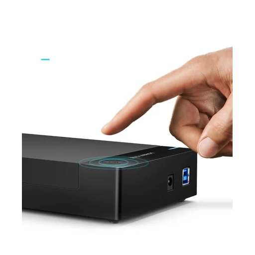 Ugreen HDD 3,5'' SATA külső ház fekete (50422) - 12