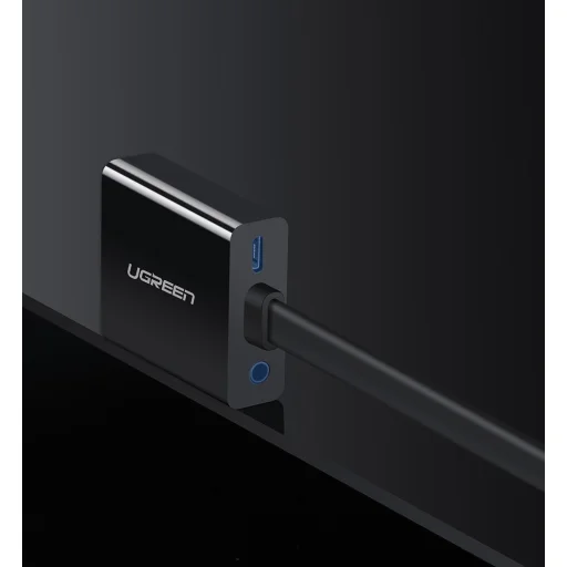 UGREEN HDMI - VGA micro USB / audio 3.5mm mini jack átalakító adapter fekete (40248) - 8