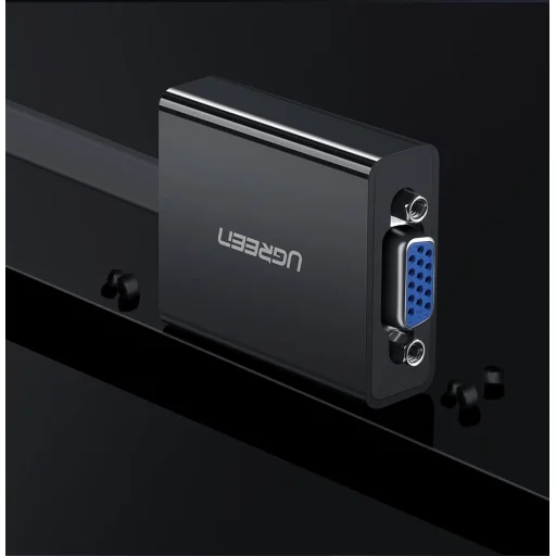 UGREEN HDMI - VGA micro USB / audio 3.5mm mini jack átalakító adapter fekete (40248) - 13