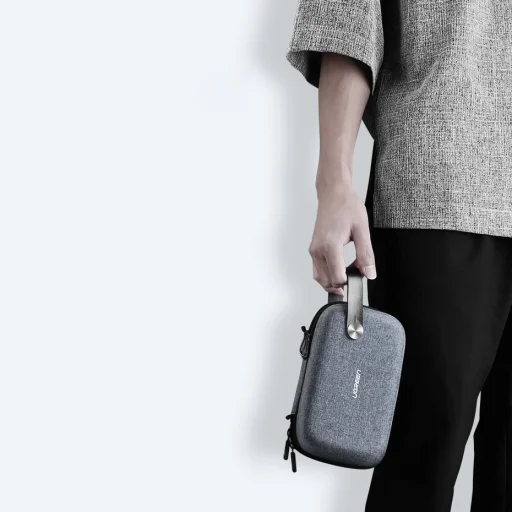 Ugreen HDD tok, hordtáska 18 x 9.5 x 5.5cm fekete (50274) - 7