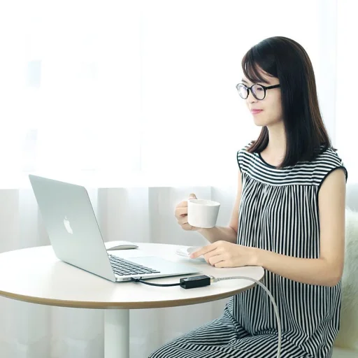 Ugreen USB 3.2 Gen 1 1000Mbps Gigabit külső hálózati adapter fehér (CR111 20255) - 19