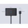 Ugreen USB 3.2 Gen 1 elosztó HUB 4xUSB fekete (CR113 20291) thumbnail