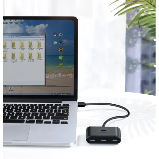 Ugreen USB 3.2 Gen 1 elosztó HUB 4xUSB fekete (CR113 20291) - 15