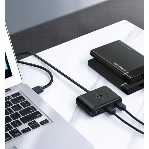 Ugreen USB 3.2 Gen 1 elosztó HUB 4xUSB fekete (CR113 20291) - 18