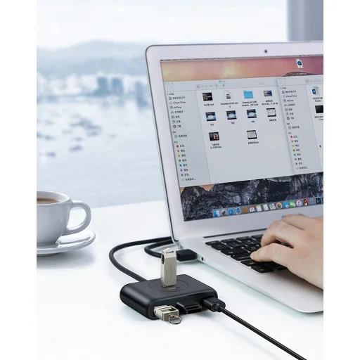 Ugreen USB 3.2 Gen 1 elosztó HUB 4xUSB fekete (CR113 20291) - 19