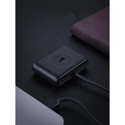 Ugreen USB 3.2 Gen 1 elosztó HUB 4xUSB fekete (CR113 20291) - 30