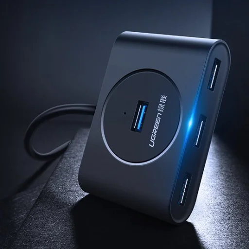 Ugreen USB 3.2 Gen 1 elosztó HUB 4xUSB fekete (CR113 20291) - 6