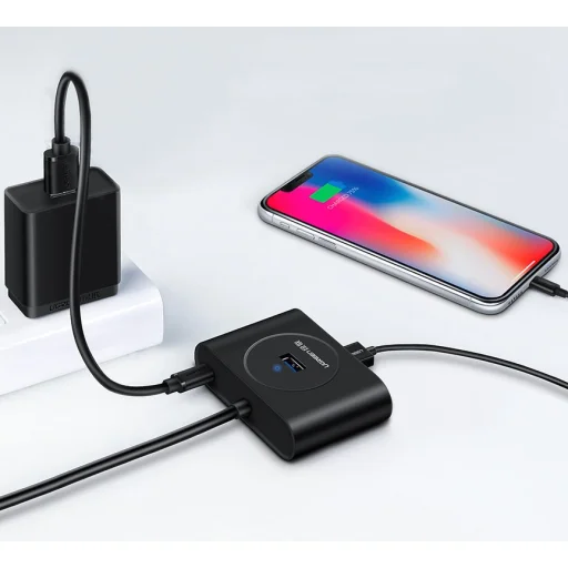 Ugreen USB 3.2 Gen 1 elosztó HUB 4xUSB fekete (CR113 20291) - 8