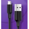 Ugreen USB - micro USB adat és töltő kábel 2.4A 480Mbps 1.5m fekete (US289 60137) thumbnail