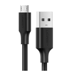 Ugreen USB - micro USB adat és töltő kábel 2.4A 480Mbps 1.5m fekete (US289 60137)