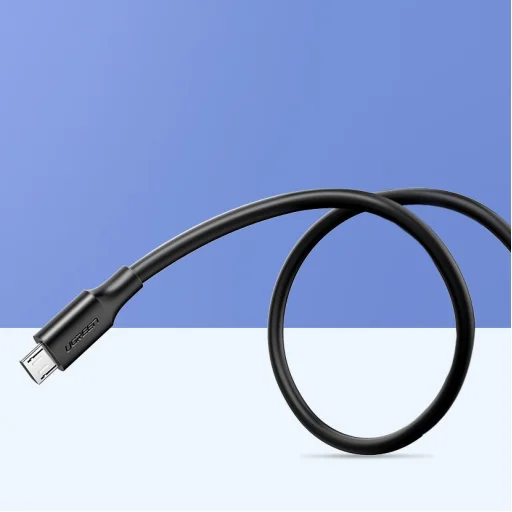 Ugreen USB - micro USB adat és töltő kábel 2.4A 480Mbps 1.5m fekete (US289 60137) - 9