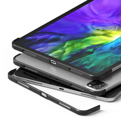 iPad Pro 11'' 2020 / iPad Pro 11'' 2018 fekete Ringke Frame Shield öntapadós védőkeret (Apple Pencil barát) (ACFS0001) - 7