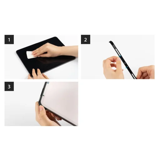 iPad Pro 11'' 2020 / iPad Pro 11'' 2018 fekete Ringke Frame Shield öntapadós védőkeret (Apple Pencil barát) (ACFS0001) - 4