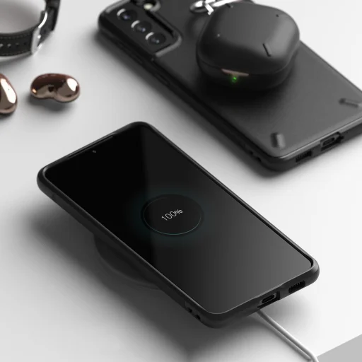 Samsung S21 Ringke Onyx tok szürke (OXSG0031) - 4