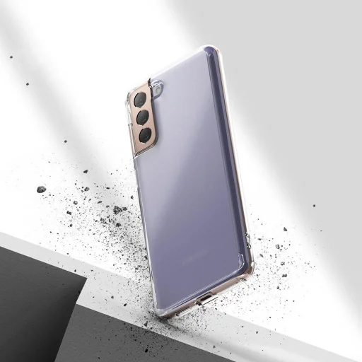 Samsung S21+ Plus Ringke Fusion PC és TPU tok szürke (FSSG0094) - 3