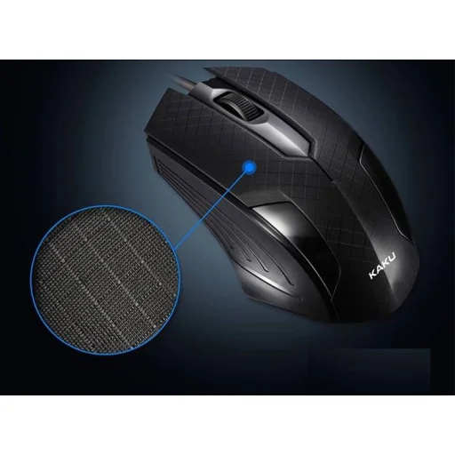 KAKU Langsi három gombos optikai egér USB fekete (KSC-357) - 8