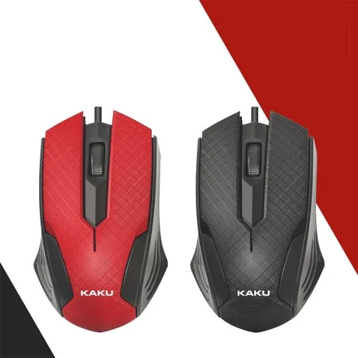 KAKU Langsi három gombos optikai egér USB fekete (KSC-357) - 4