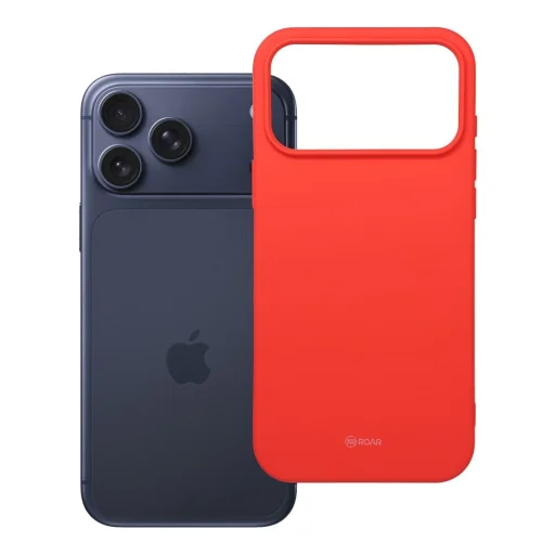 iPhone 17 Pro Max silikónové puzdro Roar farebné gélové puzdro broskyňovo ružové - 6