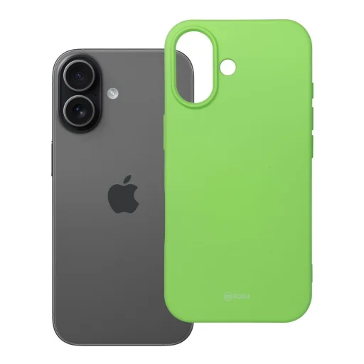 iPhone 17 ROAR farebné jelly lime puzdro - 6