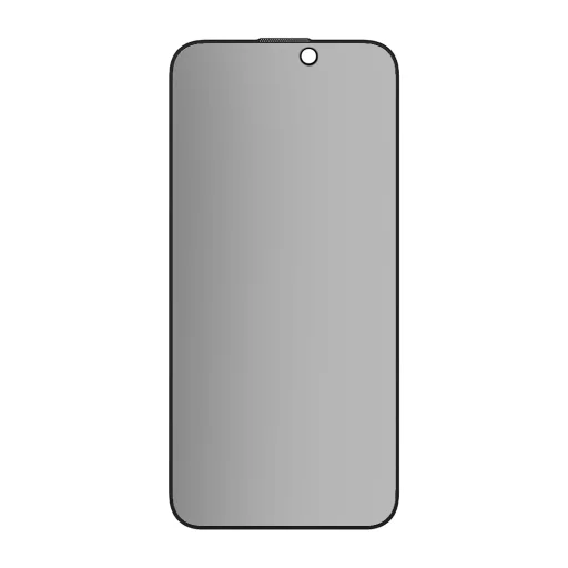 iPhone 14 Pro Max - Blueo Anti-Peep üveg - Matt fekete - 3