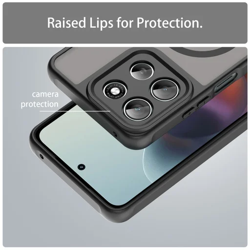 Motorola Moto G56 Techsuit HaloFrost II MagSafe - Fekete tok - 2