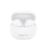 Vezeték nélküli fülhallgató (TW941) Havit - Mikrofonos, Bluetooth 5.3, True Wireless Stereo, Type-C, 250mAh - Fehér thumbnail