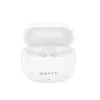 Vezeték nélküli fülhallgató (TW941) Havit - Mikrofonos, Bluetooth 5.3, True Wireless Stereo, Type-C, 250mAh - Fehér thumbnail