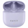 Havit Wireless Earbuds (TW976) - mikrofonnal, Bluetooth 5.3, valódi vezeték nélküli sztereó, Type-C, 300mAh - lila thumbnail