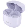Havit Wireless Earbuds (TW976) - mikrofonnal, Bluetooth 5.3, valódi vezeték nélküli sztereó, Type-C, 300mAh - lila thumbnail