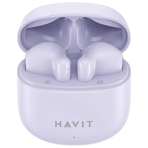 Havit Wireless Earbuds (TW976) - mikrofonnal, Bluetooth 5.3, valódi vezeték nélküli sztereó, Type-C, 300mAh - lila - 2