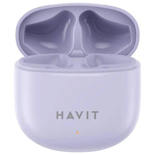 Havit Wireless Earbuds (TW976) - mikrofonnal, Bluetooth 5.3, valódi vezeték nélküli sztereó, Type-C, 300mAh - lila - 6