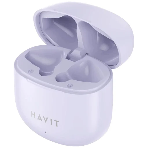 Havit Wireless Earbuds (TW976) - mikrofonnal, Bluetooth 5.3, valódi vezeték nélküli sztereó, Type-C, 300mAh - lila - 7