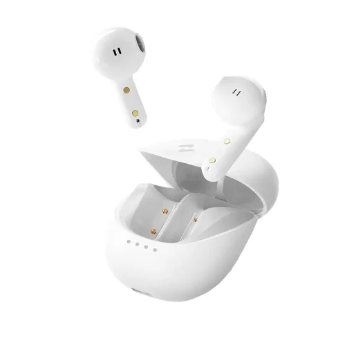Wireless Earbuds (TW931) - Bluetooth 5.4, félfüles, mikrofon, TWS, ENC, Type-C, 300mAh - Fehér - 1