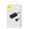 Baseus - AMERIKAI DUGÓVAL Fali töltő/hosszabbító (PSZM000201) - 2 x AC, 2 x USB, 2 x Type-C, 100W kábellel Type-C - Fekete thumbnail