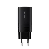 Fali töltő Havit (UC20 EU) - 2x Type-C, USB, GaN, 65W, Gyors töltés - Fekete - 2