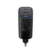 Fali töltő Havit (UC20 EU) - 2x Type-C, USB, GaN, 65W, Gyors töltés - Fekete - 4
