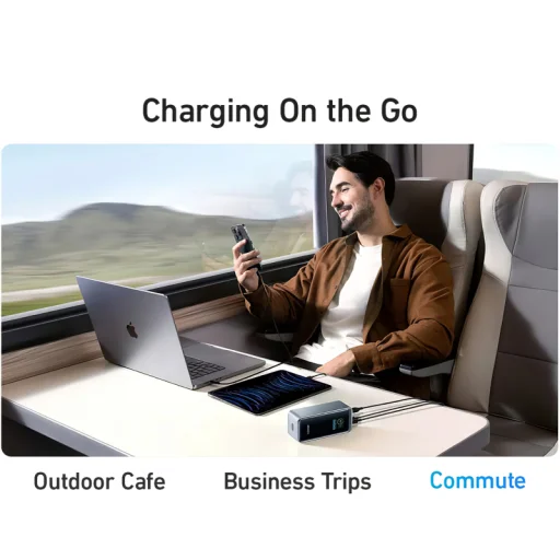 Powerbank Anker Prime, 20000mAh, 200W, QC + PD, Fekete A1336011 - 5