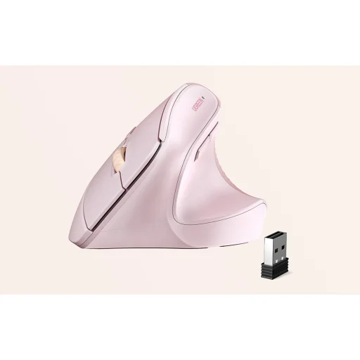 Ugreen M571 Vezeték Nélküli Függőleges Egér (Rózsaszín) - 9